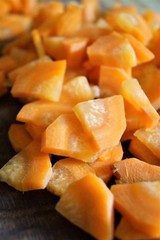 background with orange carrots sliced product vegetable healthy food macro photo