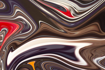 Marble abstract acrylic background. full color marbling artwork texture. Marbled ripple pattern.