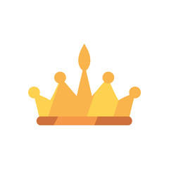 Isolated royal crown line style icon vector design