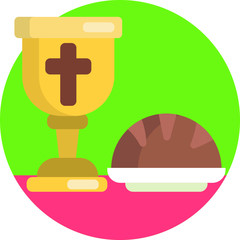 Ester spring icons vector illustration holidays