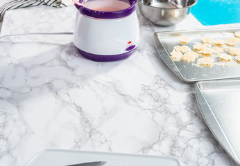 Chocolate snowflakes