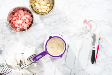 Chocolate snowflakes