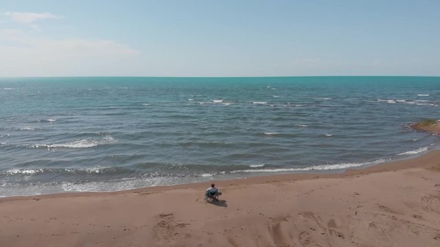 Lake Balkhash. Kazakhstan. 