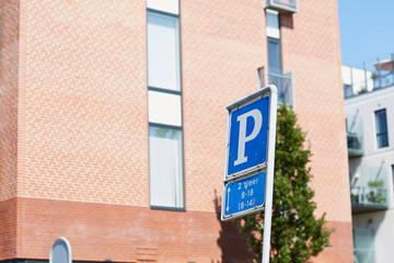 Parking sign
