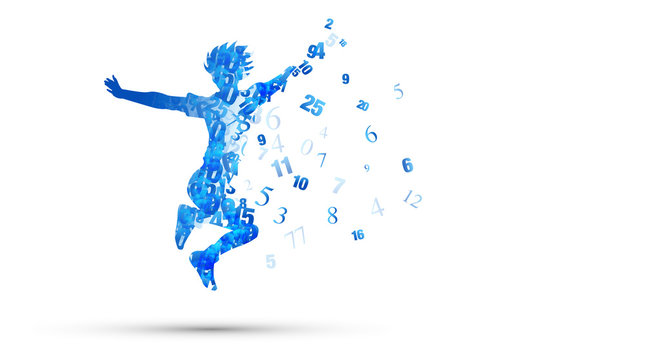 saltare, concorso, numeri, matematica, contare, cifre	