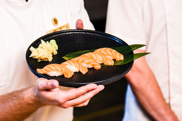 Sushi and rolls Philadelphia, Japanese cuisine