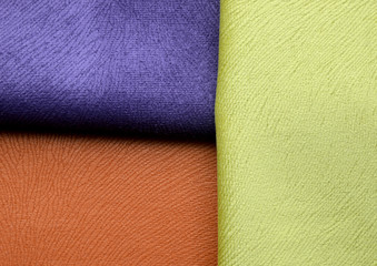 close-up of colorful fabric background