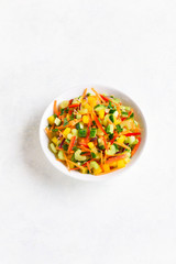 Healthy vegetable salad