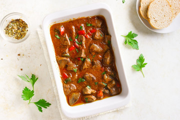 Peri-peri chicken livers