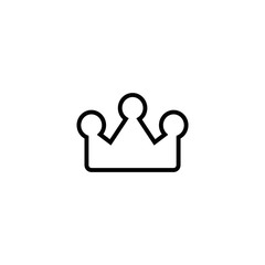  icon of the crown. vector flat illustration
