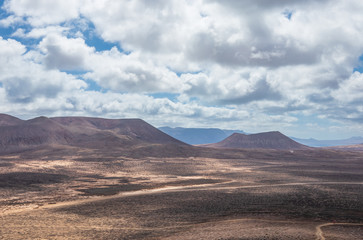 Landscape on island La Grasiosa, Canary Islands