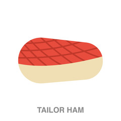 tailor ham flat icon on white transparent background. You can be used black ant icon for several purposes.	