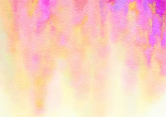 Watercolor paper background. Abstract Painted Illustration. Brush stroked painting.