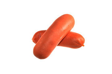 sausage isolated on white background