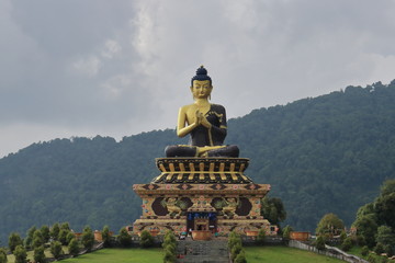 Buddha statue at Tathagata Tsal (Buddha Park) in ravangla sikkim India