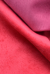 close-up of colorful fabric background