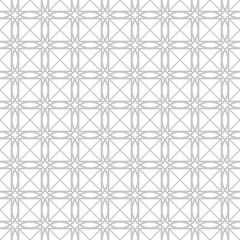 Fototapeta premium Geometric seamless pattern. Gray design on white background
