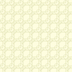 Geometric mix shape pattern. Olive green seamless background