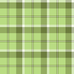 Seamless pattern in fine light and dark green colors for plaid, fabric, textile, clothes, tablecloth and other things. Vector image.