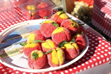 fruit salad with fruit