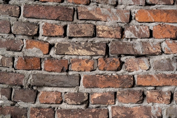 Obraz premium Texture of old brick wall.