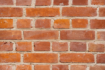 Naklejka premium Texture of old brick wall.