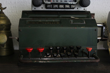 old fashioned typewriter