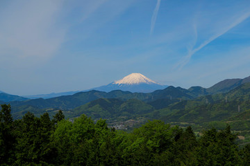 春の富士