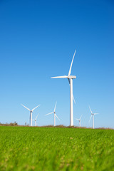 Fototapeta premium Wind energy concept