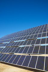 Fototapeta premium Photovoltaic panels view