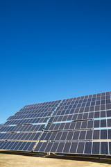 Photovoltaic panels view