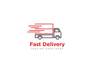 Delivery Truck Logo Icon Design Vector