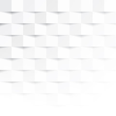 Minimal white folding texture background, Abstract origami backdrop vector illustration.