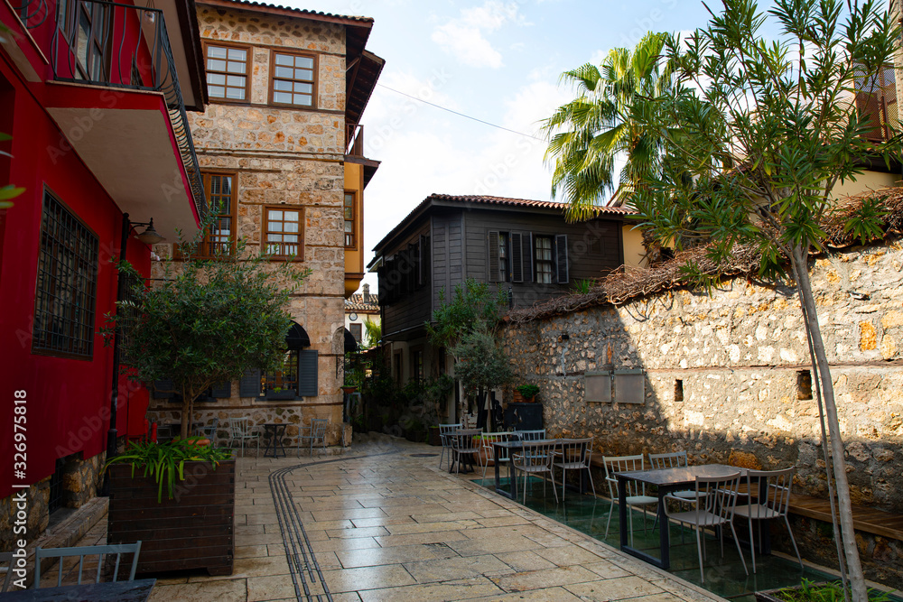 Wall mural antalya old town ( kaleici )