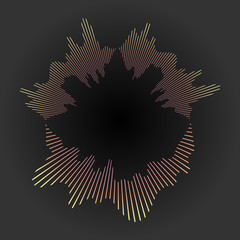 Create music sound wave freeform