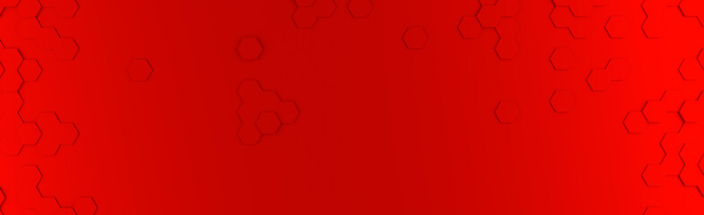 Abstract modern red honeycomb background