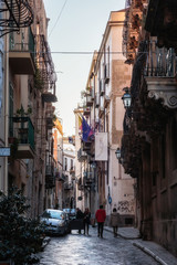 Fototapeta premium Inner City of Palermo in February