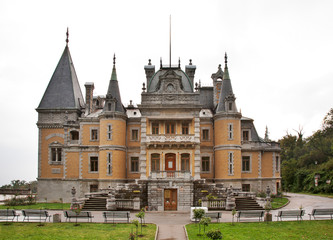 Fototapeta na wymiar Palace of emperor Alexander III in Massandra. Crimea. Ukraine