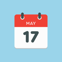 Calendar day 17 May, days of the year