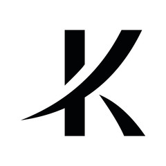 KK K letter logo vector design
