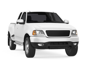 Pickup Truck Isolated
