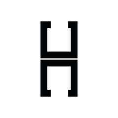 HH H letter logo design vector