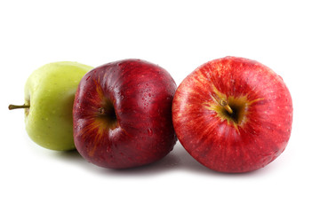 Different color apples