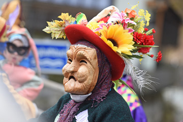 Fasching im Salzkammergut - Fetzenzug in Ebensee (Bezirk Gmunden, Oberösterreich, Österreich) -...
