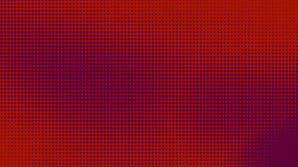 Dots halftone red purple color pattern gradient texture with technology digital background. Dots pop art comics style.