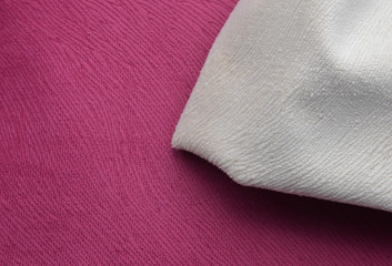 close-up of colorful fabric background