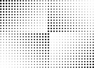 Abstract halftone dotted background. Futuristic grunge pattern, dot and circles.  Vector modern optical pop art texture for posters, sites, business cards, cover, postcards, labels, stickers layout.