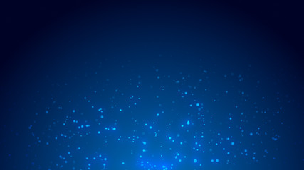 Dot  white blue pattern screen led light gradient texture background. Abstract  technology big data digital background. 3d rendering.