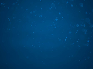 Abstract blue bokeh of blurry lights background.Blue Bokeh Background.