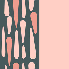 Abstract pink splash brush pattern repeating painting graphic decorative background vector.